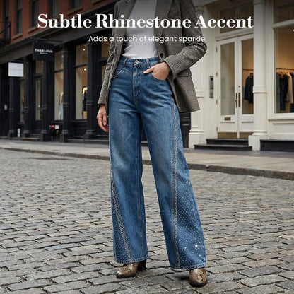 jeans cherry brillantini laterali