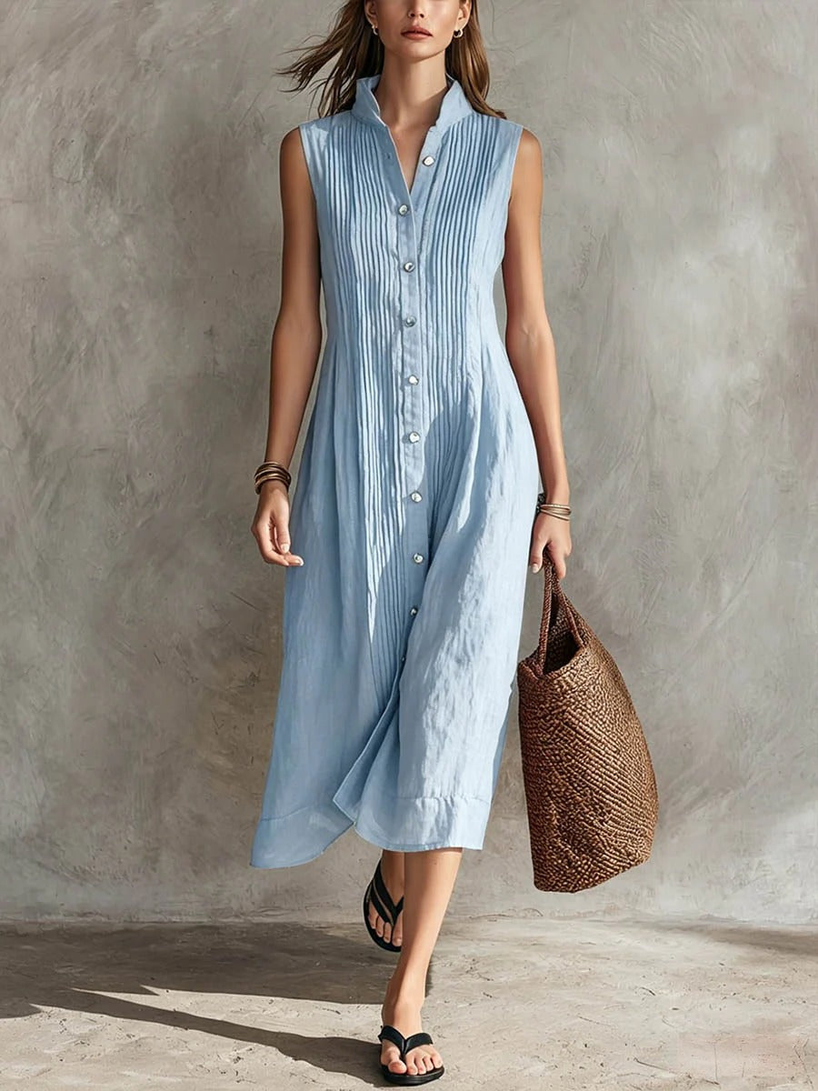DRESS RUBY IN COTONE E LINO