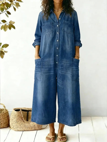 Tuta casual in jeans leggero 🩵