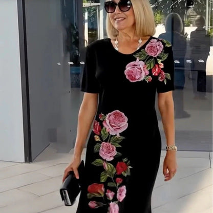 👗 Elegante abito con stampa floreale