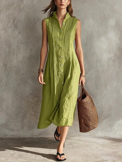 DRESS RUBY IN COTONE E LINO