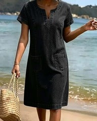 Vestito Jenny in denim leggero e calzata comfort