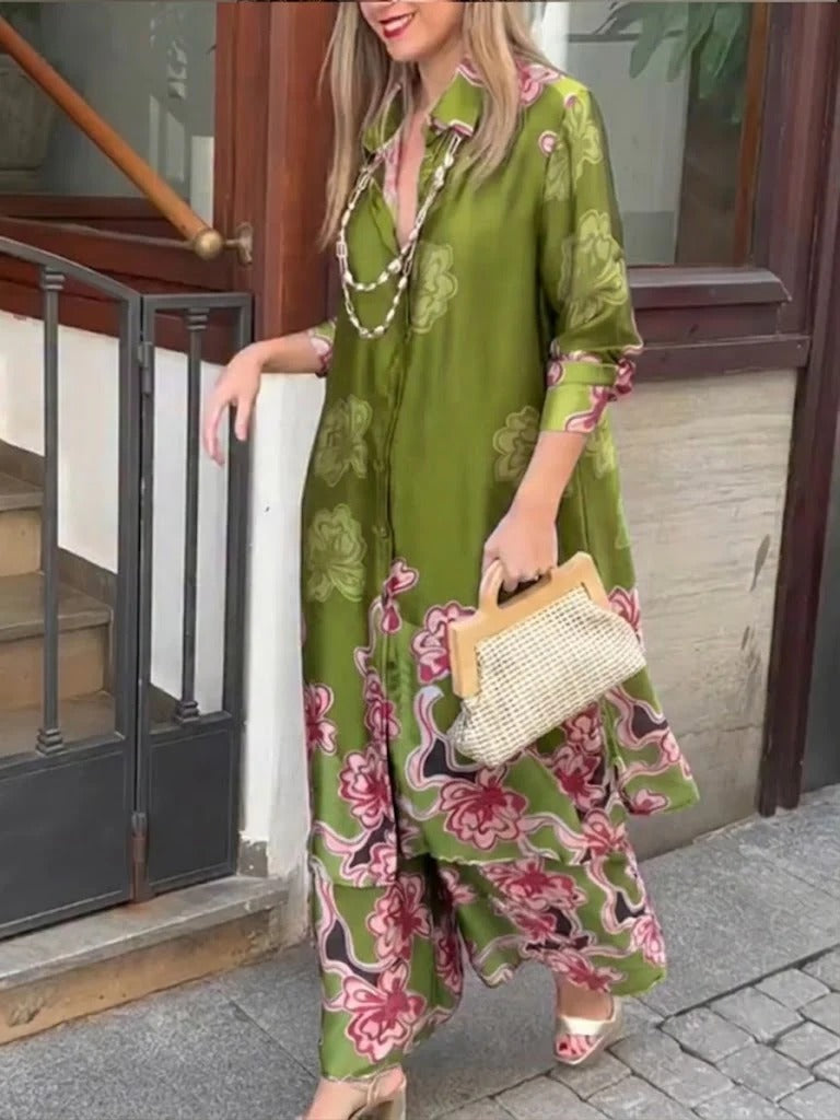 COORDINATO FENNY CON STAMPA FIORATA ✨