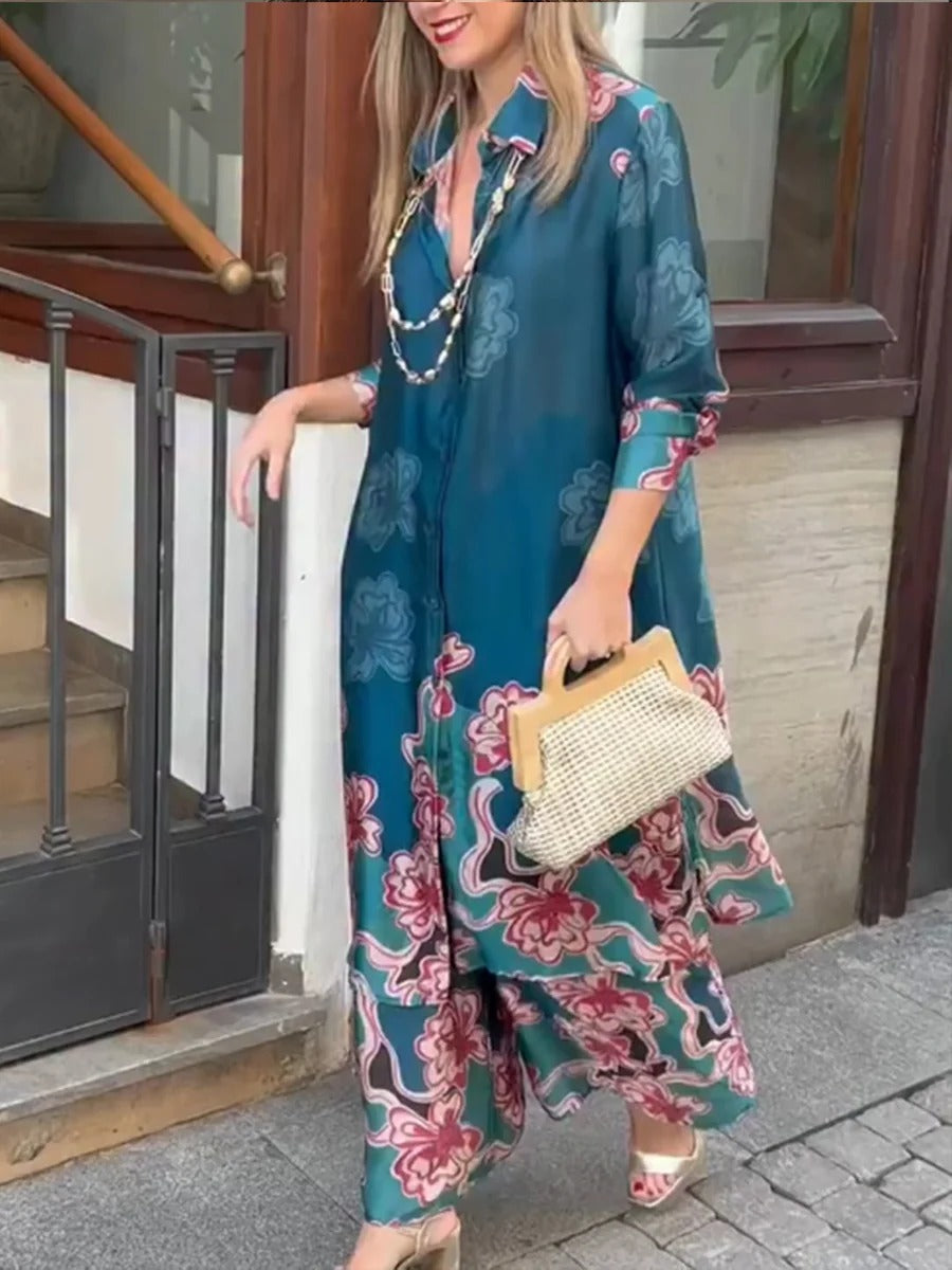 COORDINATO FENNY CON STAMPA FIORATA ✨
