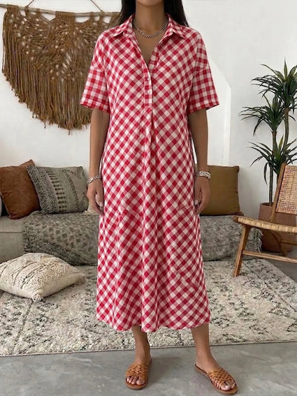 VESTITO CARLOTTA A QUADRI ♦️