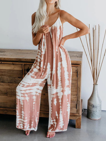 JUMPSUIT TONIA IN COTONE E LINO