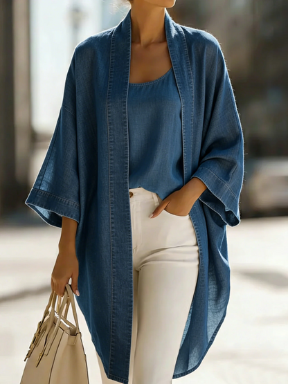 Set Vanessa due pezzi – Top elegante per tutti i giorni e pantaloni a gamba larga