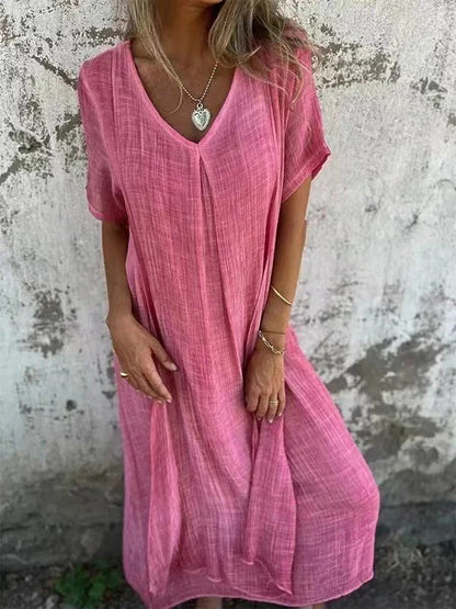 Abito estivo classico 100% lino🌺