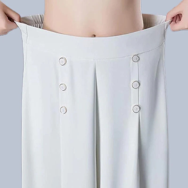 ✨Eleganti pantaloni a gamba larga con pieghe