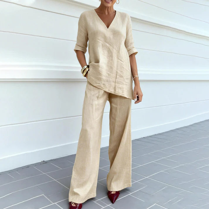 Coordinato Vivienne in lino pregiato