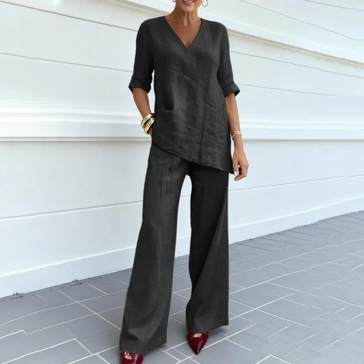 Coordinato Vivienne in lino pregiato