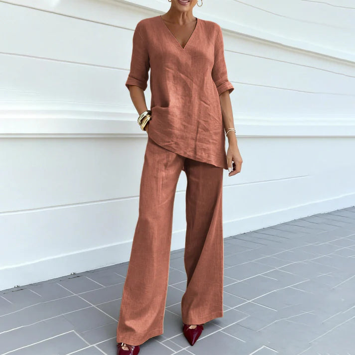 Coordinato Vivienne in lino pregiato
